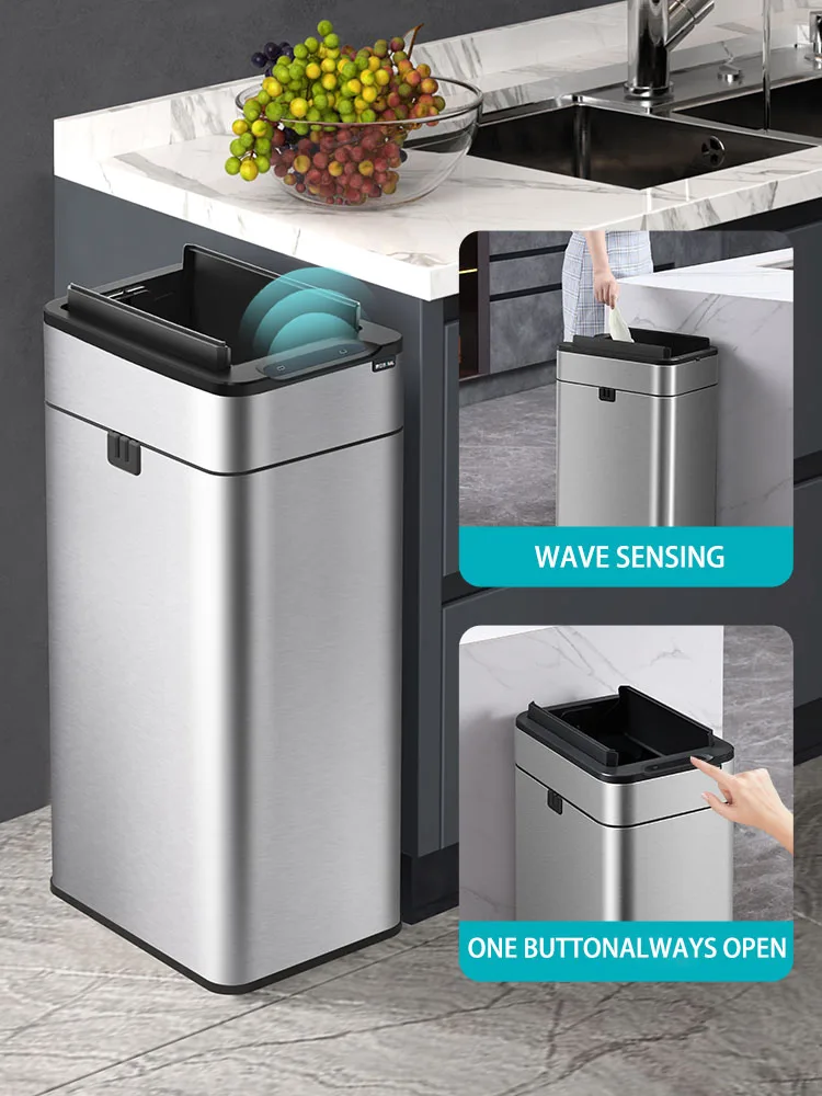 스테인레스 스틸 스마트 쓰레기통, 대용량 유도 쓰레기통 - Compost Bin Countertop 리뷰 및 가격